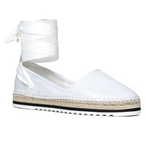 ✨ Leather Clova Lace-up Espadrille